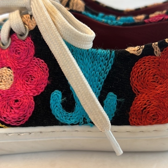 Shans Amsterdam Handcrafted Embroidered Sneakers size 36 - Picture 8 of 15